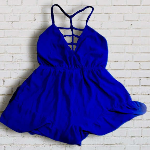 Royal Blue Romper - Picture 4 of 10